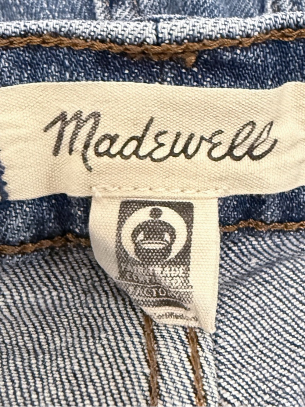 Madewell Medium Wash High Rise Full Length Classic Straight Leg Jeans 27 - Picture 7 of 9